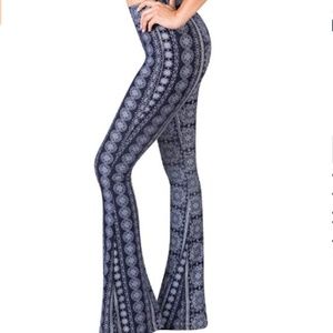 High Waisted Flare Palazzo Wide Leg Pants